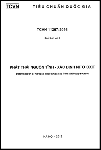 TCVN 11307-2016 - Phát Thải Nguồn Tĩnh - Xác Định Nitơ Oxit