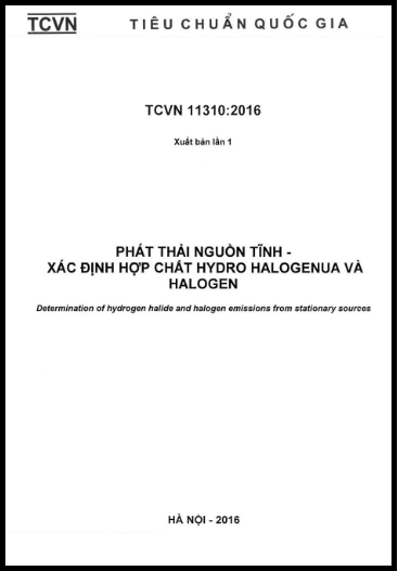 TCVN 11310-2016 - Phát Thải Nguồn Tĩnh - Xác Định Hợp Chất Hydro Halogenua Và Halogen