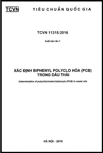 TCVN 11315-2016 - Xác Định Biphenyl Polyclo Hóa (PCB) Trong Dầu Thải