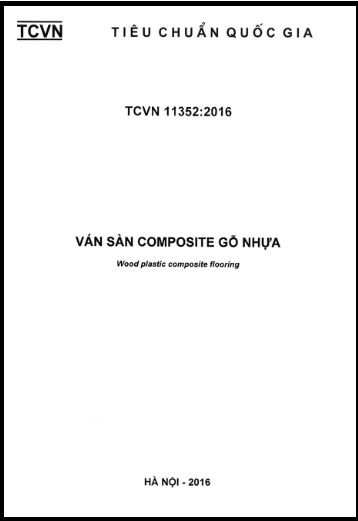 TCVN 11352-2016 - Ván Sàn Composite Gỗ Nhựa