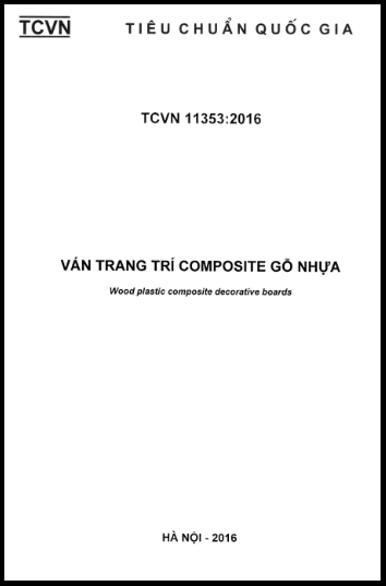 TCVN 11353-2016 - Ván Trang Trí Composite Gỗ Nhựa