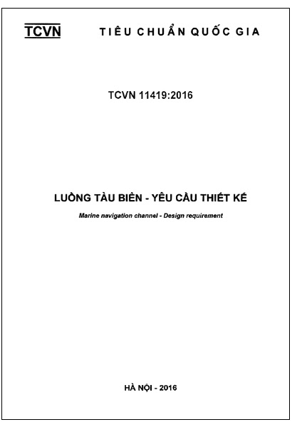 TCVN 11419-2016 - Luồng Tàu Biển - Yêu Cầu Thiết Kế