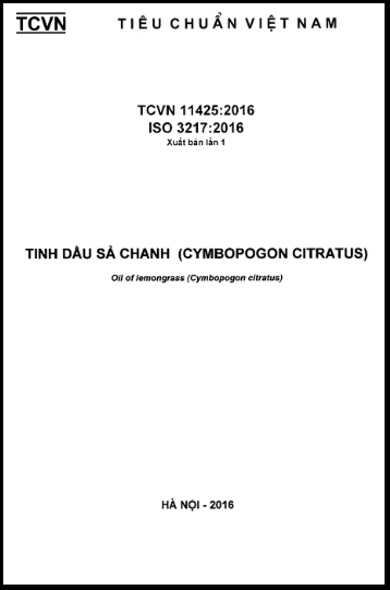 TCVN 11425-2016-ISO - Tinh Dầu Sả Chanh (Cymbopogon Citratus)