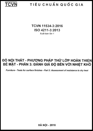 TCVN 11534-3-2016-ISO - Đồ Nội Thất - Phương Pháp Thử Lớp Hoàn Thiện Bề Mặt - Phần 3
