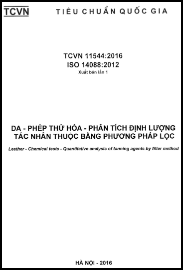 TCVN 11544-2016-ISO - Da - Phép Thử Hóa - Phân Tích Định Lượng Tác Nhân Thuộc