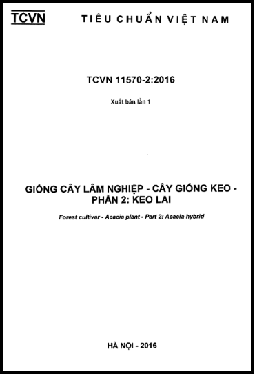 TCVN 11570-2-2016 - Giống Cây Lâm Nghiệp - Cây Giống Keo - Phần 2 Keo Lai