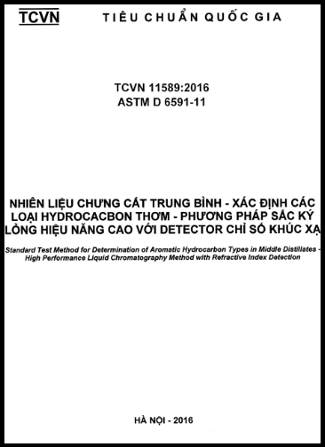 TCVN 11589-2016 - Nhiên Liệu Chưng Cất Trung Bình - Xác Định Các Loại Hydrocacbon Thơm