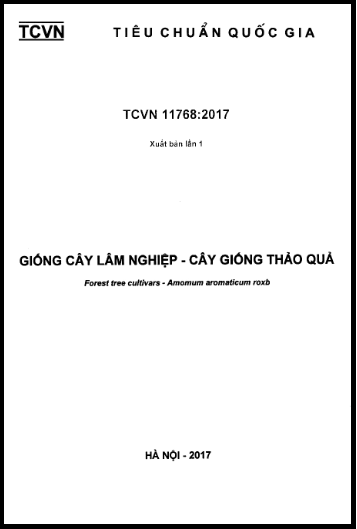 TCVN 11768-2017 - Giống Cây Lâm Nghiệp - Cây Giống Thảo Quả