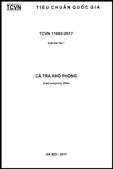 TCVN 11880-2017 - Cá Tra Khô Phồng