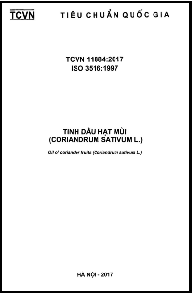 TCVN 11884-2017-ISO - Tinh Dầu Hạt Mùi (Coriandrum Sativum L.)