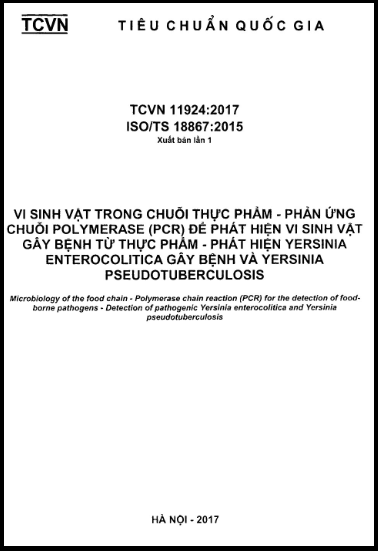 TCVN 11924-2017-ISO - Vi Sinh Vật Trong Chuỗi Thực Phẩm - Phản Ứng Chuỗi Polymerase (PCR)