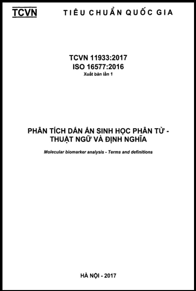TCVN 11933-2017-ISO - Phân Tích Dấu Ấn Sinh Học Phân Tử - Thuật Ngữ Và Định Nghĩa