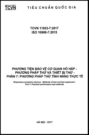 TCVN 11953-7-2017-ISO - Phương Tiện Bảo Vệ Cơ Quan Hô Hấp - Phương Pháp Thử Và Thiết Bị Thử - Phần 7