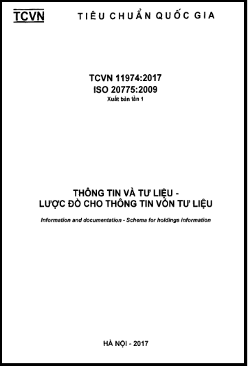 TCVN 11974-2017-ISO - Thông Tin Và Tư Liệu - Lược Đồ Cho Thông Tin Vốn Tư Liệu
