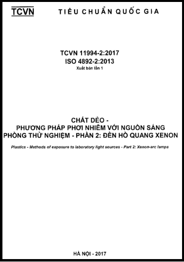 TCVN 11994-2-2017-ISO - Chất Dẻo - Phương Pháp Phơi Nhiễm Với Nguồn Sáng Phòng Thử Nghiệm - Phần 2