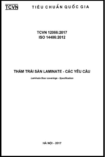 TCVN 12066-2017-ISO - Thảm Trải Sàn Laminate - Các Yêu Cầu