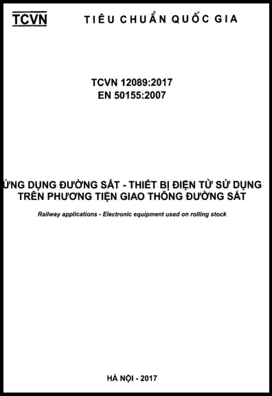 TCVN 12089-2017 - Ứng Dụng Đường Sắt - Thiết Bị Điện Tử Sử Dụng Trên Phương Tiện Giao Thông