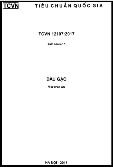 TCVN 12107-2017 - Dầu Gạo