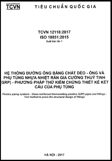 TCVN 12118-2017-ISO - Hệ Thống Đường Ống Bằng Chất Dẻo - Ống Và Phụ Tùng Nhựa Nhiệt Rắn Gia Cường