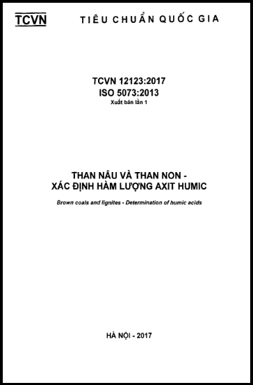TCVN 12123-2017-ISO - Than Nâu Và Than Non - Xác Định Hàm Lượng Axit Humic