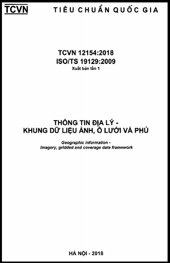 TCVN 12154-2018-ISO - Thông Tin Địa Lý - Khung Dữ Liệu Ảnh, Ô Lưới Và Phủ