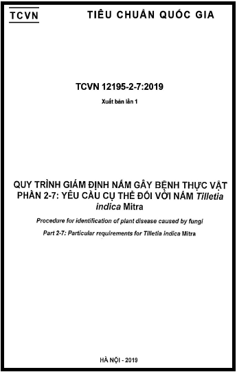 TCVN 12195-2-7-2019 - Quy Trình Giám Định Nấm Gây Bệnh Thực Vật - Phần 2-7