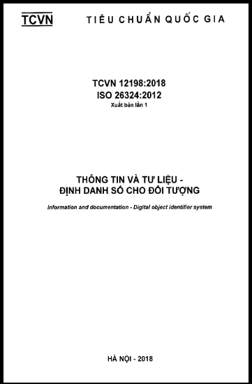TCVN 12198-2018-ISO - Thông Tin Và Tư Liệu - Định Danh Số Cho Đối Tượng
