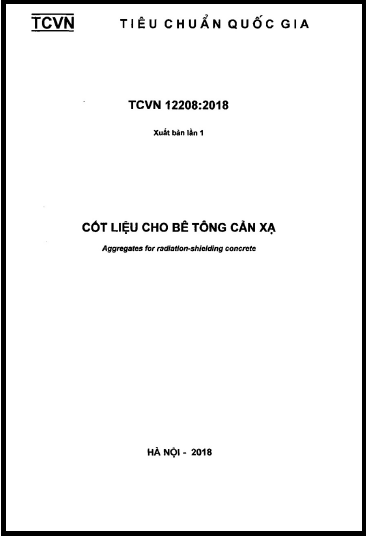 TCVN 12208-2018 - Cốt Liệu Cho Bê Tông Cản Xạ