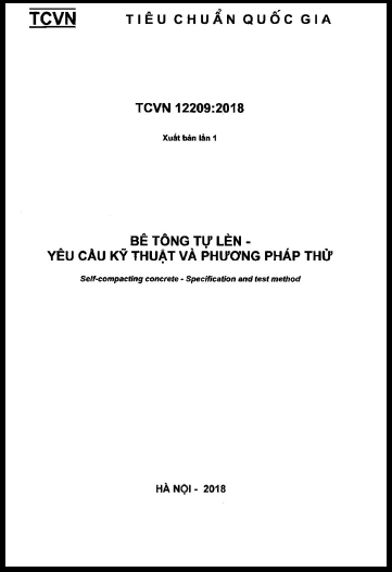 TCVN 12209-2018 - Bê Tông Tự Lèn - Yêu Cầu Kỹ Thuật Và Phương Pháp Thử
