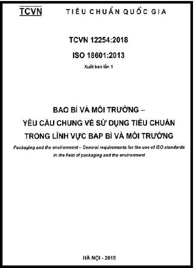 TCVN 12254-2018-ISO - Bao Bì Và Môi Trường - Yêu Cầu Chung Về Sử Dụng Tiêu Chuẩn