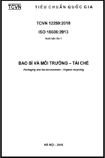 TCVN 12259-2018-ISO - Bao Bì Và Môi Trường - Tái Chế Hữu Cơ
