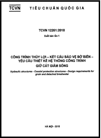 TCVN 12261-2018 - Công Trình Thủy Lợi - Kết Cấu Bảo Vệ Bờ Biển - Yêu Cầu Thiết Kế