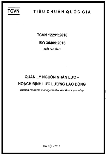 TCVN 12291-2018-ISO - Quản Lý Nguồn Nhân Lực - Hoạch Định Lực Lượng Lao Động