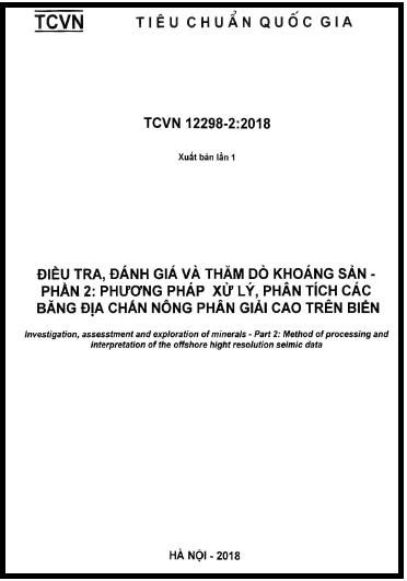 TCVN 12298-2-2018 - Điều Tra, Đánh Giá Và Thăm Dò Khoáng Sản - Phần 2 Phương Pháp Xử Lý