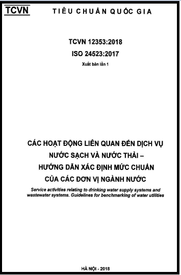 TCVN 12353-2018-ISO - Các Hoạt Động Liên Quan Đến Dịch Vụ Nước Sạch Và Nước Thải