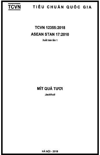 TCVN 12355-2018 - Mít Quả Tươi
