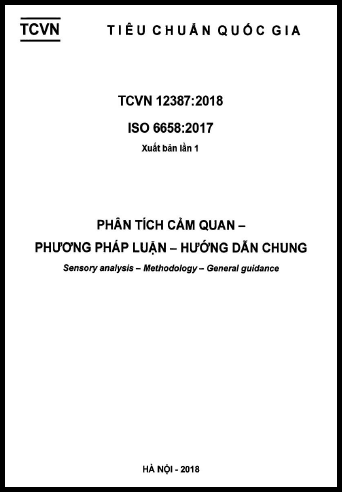 TCVN 12387-2018-ISO - Phân Tích Cảm Quan - Phương Pháp Luận - Hướng Dẫn Chung