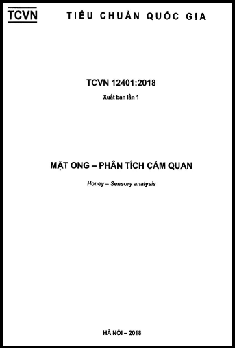 TCVN 12401-2018 - Mật Ong - Phân Tích Cảm Quan