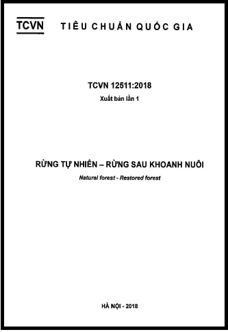 TCVN 12511-2018 - Rừng Tự Nhiên - Rừng Sau Khoanh Nuôi