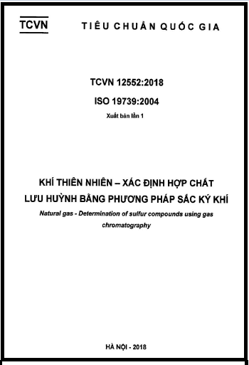 TCVN 12552-2018-ISO - Khí Thiên Nhiên - Xác Định Hợp Chất Lưu Huỳnh Bằng Phương Pháp Sắc Ký Khí