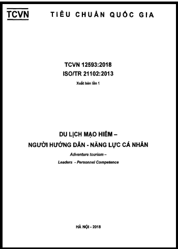 TCVN 12593-2018-ISO - Du Lịch Mạo Hiểm - Người Hướng Dẫn - Năng Lực Cá Nhân