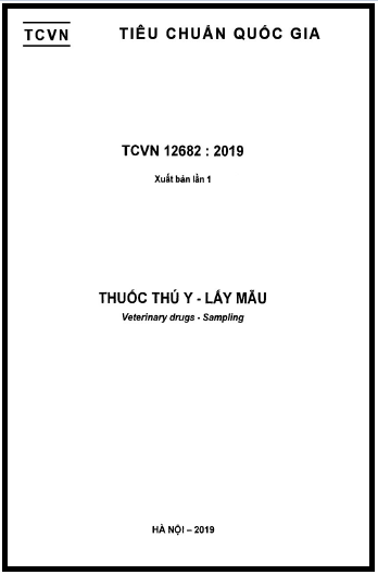 TCVN 12682-2019 - Thuốc Thú Y - Lấy Mẫu