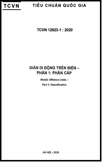 TCVN 12823-1-2020 - Giàn Di Động Trên Biển - Phần 1 Phân Cấp