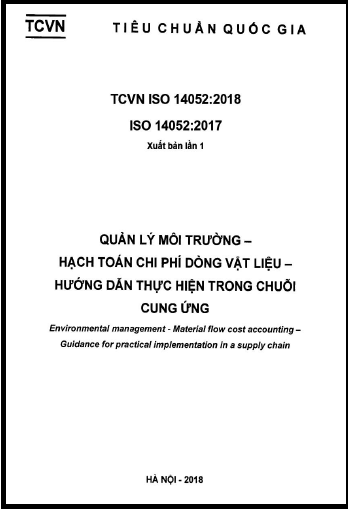 TCVN 14052-2018-ISO - Quản Lý Môi Trường - Hạch Toán Chi Phí Dòng Vật Liệu