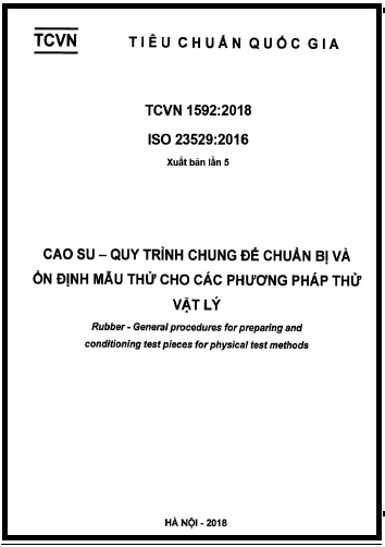 TCVN 1592-2018-ISO - Cao Su - Quy Trình Chung Để Chuẩn Bị Và Ổn Định Mẫu Thử