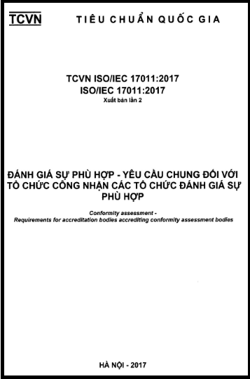 TCVN 17011-2017-ISO - Đánh Giá Sự Phù Hợp - Yêu Cầu Chung Đối Với Tổ Chức Công Nhận Các Tổ Chức