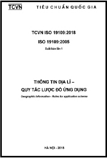 TCVN 19109-2018-ISO - Thông Tin Địa Lý - Quy Tắc Lược Đồ Ứng Dụng