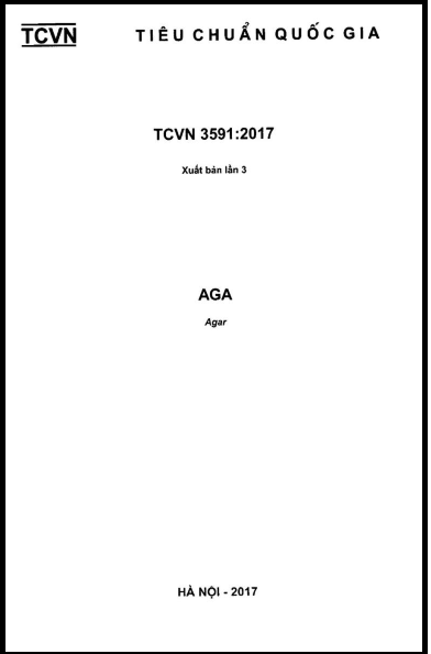 TCVN 3591-2017 - Aga