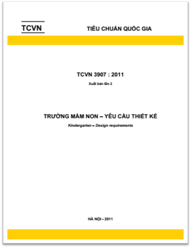TCVN 3907-2011 - Trường Mầm Non - Yêu Cầu Thiết Kế