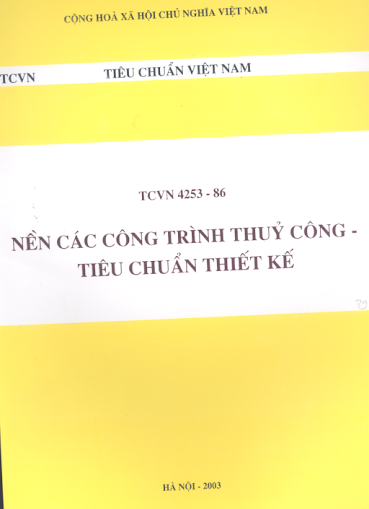 TCVN 4253-86 - Nền Các Công Trình Thủy Công - Tiêu Chuẩn Thiết Kế